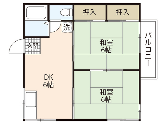 フォーブル佐川の間取り