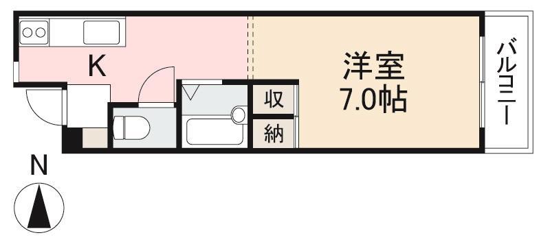 高松市西町のマンションの間取り