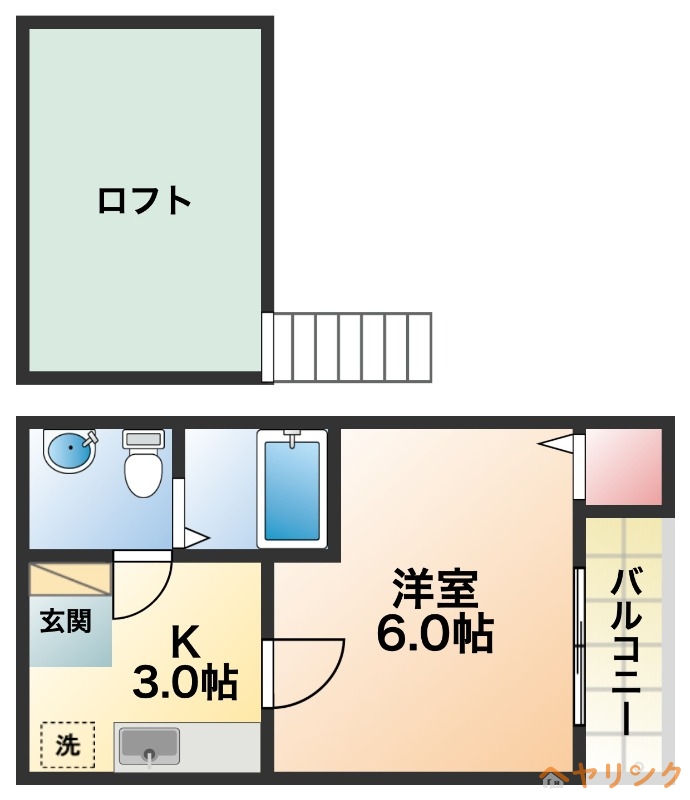 メドラーウエストの間取り