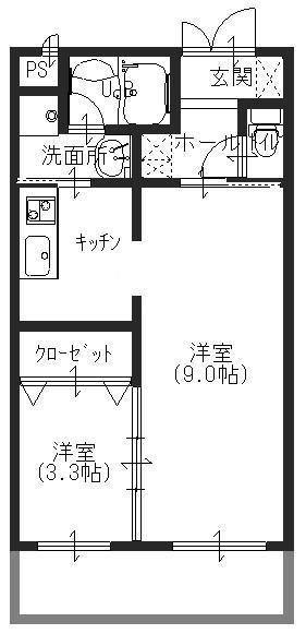 山善マンションの間取り