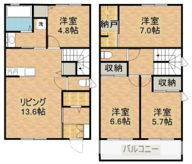 Frieden(フリーデン）C棟の間取り