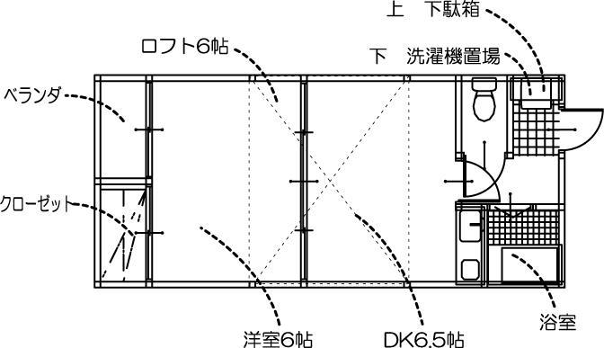 マリンハイツIIの間取り