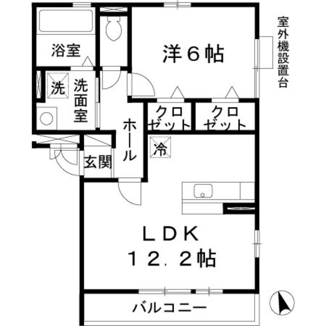 リヴィエール諏訪森の間取り