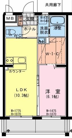 （仮称）延岡・大貫町6丁目マンションの間取り