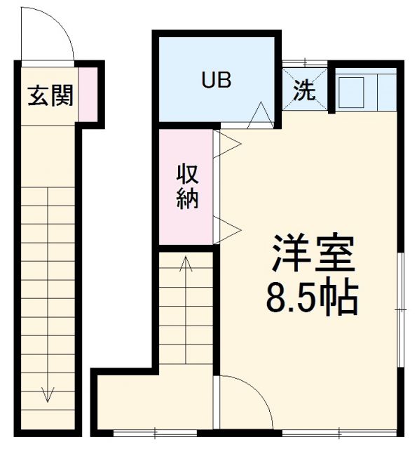 埼玉県所沢市上新井４（アパート）の賃貸物件の間取り