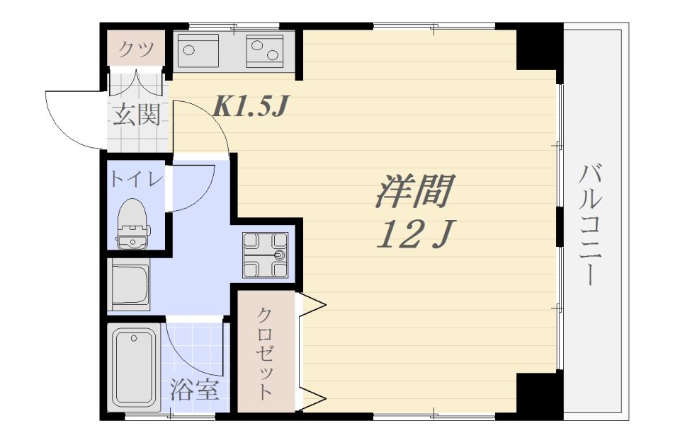 Ｋａｇｏｓｈｉｍａ　Ｐｌａｚａ　ＢＬＤ．の間取り