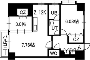 ＰＲＩＭＥ　ＵＲＢＡＮ宮の沢の間取り