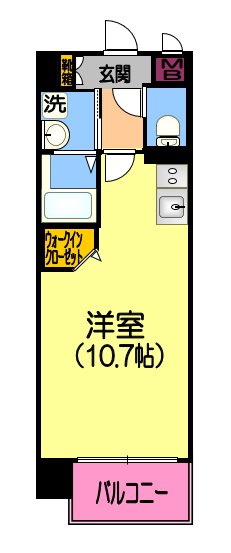 NS楠の間取り