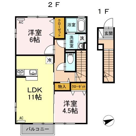 ラ・クレールの間取り