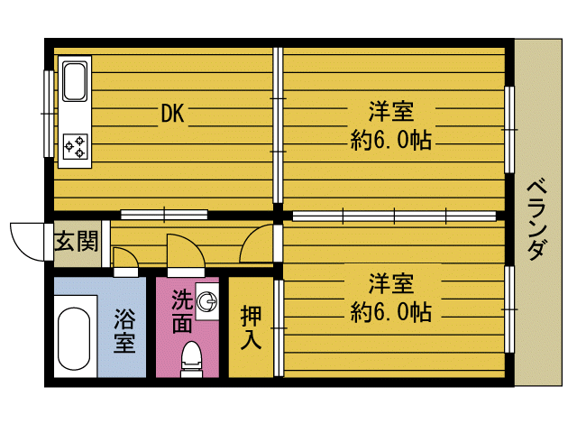 リアライズ羽屋の間取り