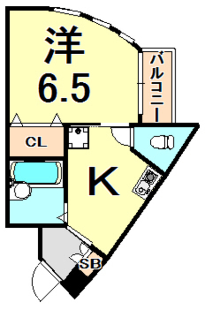 伊丹市西台のマンションの間取り