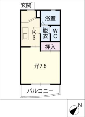 メゾンエーデルワイスの間取り