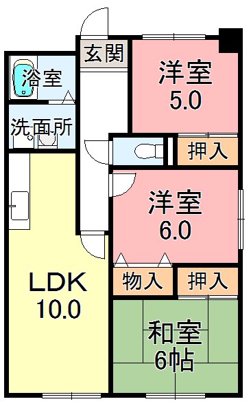 アストレア吉田の間取り