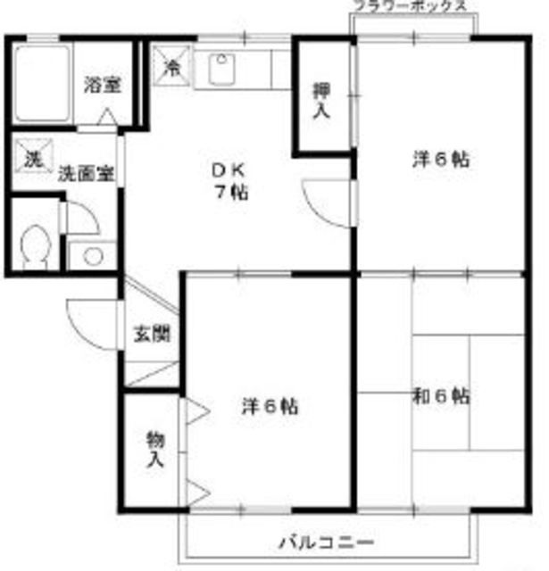 【さいたま市西区三橋のアパートの間取り】