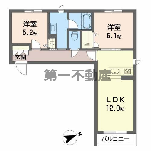 シャーメゾン サラの間取り