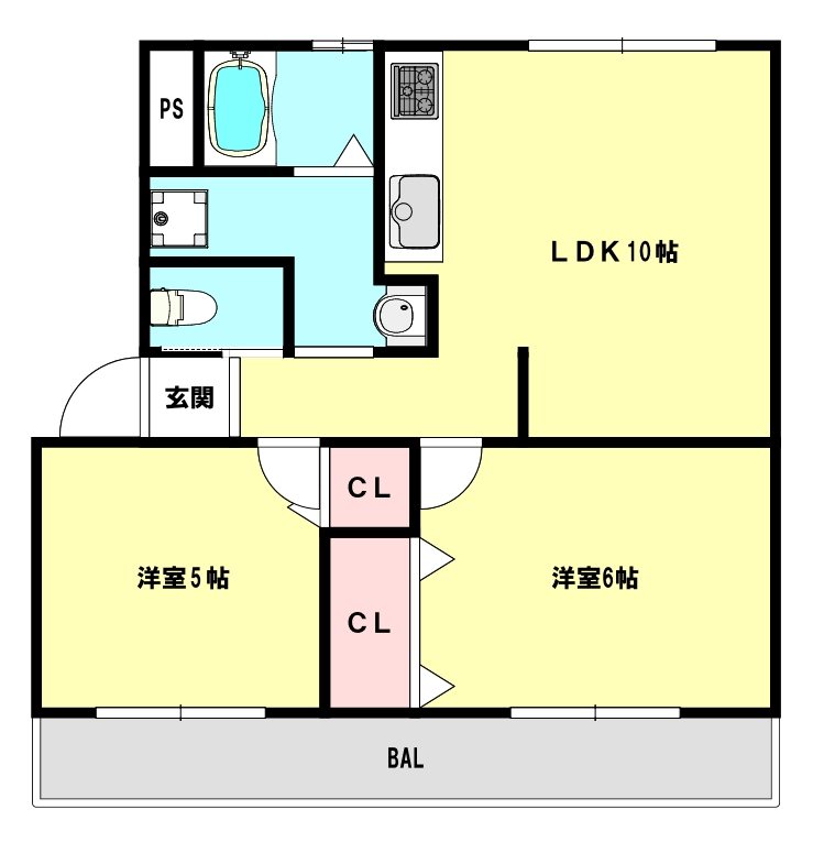 高津橋農住団地の間取り