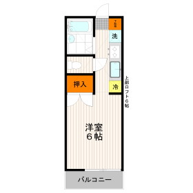 つくば市下広岡のアパートの間取り