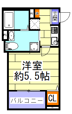 CRASTINE住吉大社の間取り