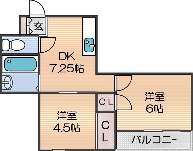 ファミリーハイツの間取り