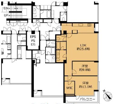 ＶＯＲＴ六本木Ｄｕａｌ’ｓの間取り