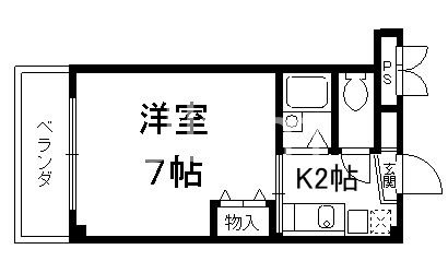 第１８長栄レジデンス深草21の間取り