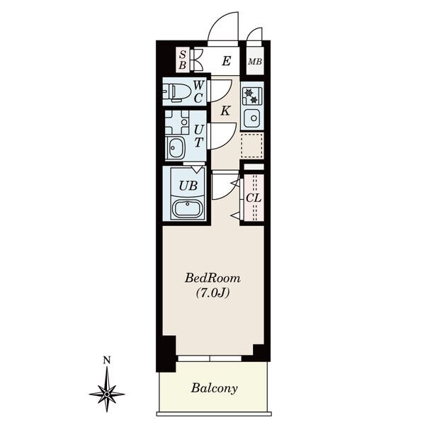 Ｓ－ＲＥＳＩＤＥＮＣＥ名駅ＮｏｒｔｈIIの間取り