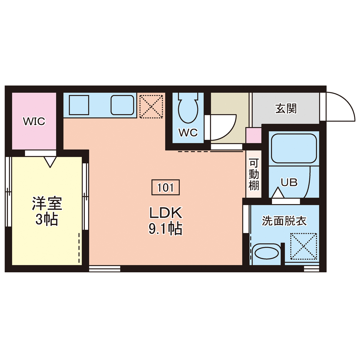 INTEGRAL　Fioの間取り