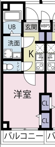 北区赤羽のマンションの間取り