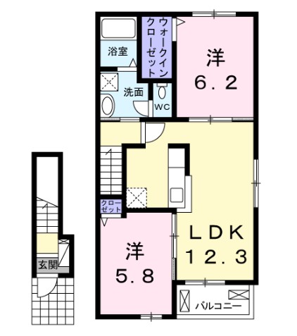 【Grandグラン七宝　Iの間取り】