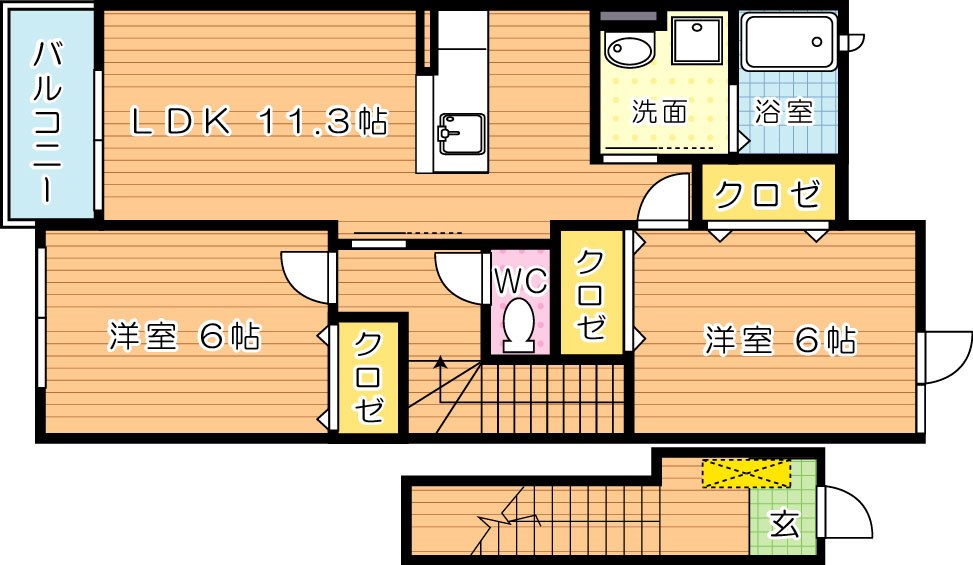 GRACE COURT（グレースコート）の間取り