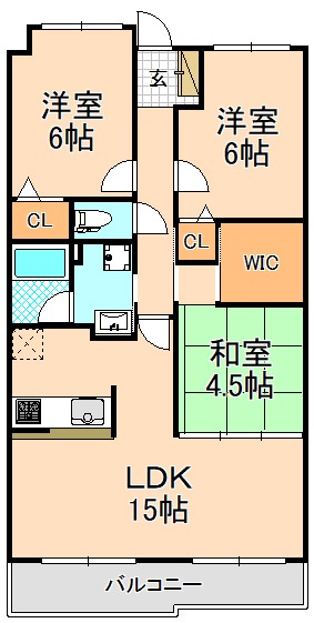 昆陽池パレスの間取り