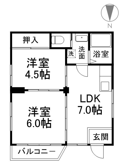 ソーレIVの間取り