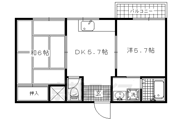 ブランソレイユの間取り