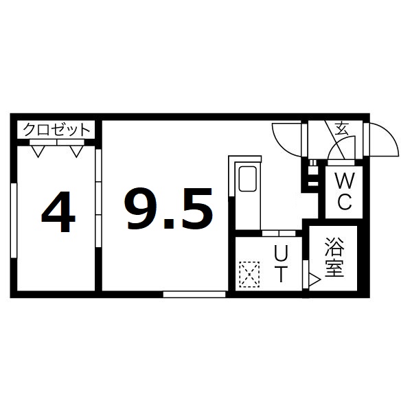 札幌市中央区南五条東のマンションの間取り