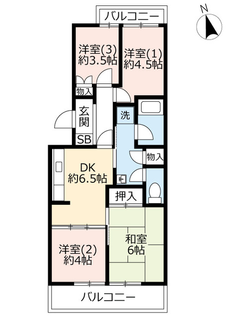 ＵＲ東千里山の間取り