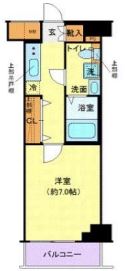 【江東区東雲のマンションの間取り】