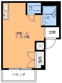 道後緑台ハイツの間取り