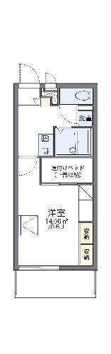 レオパレスノーブルの間取り