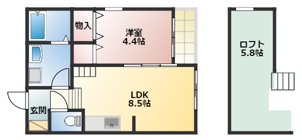 グランドエステートの間取り