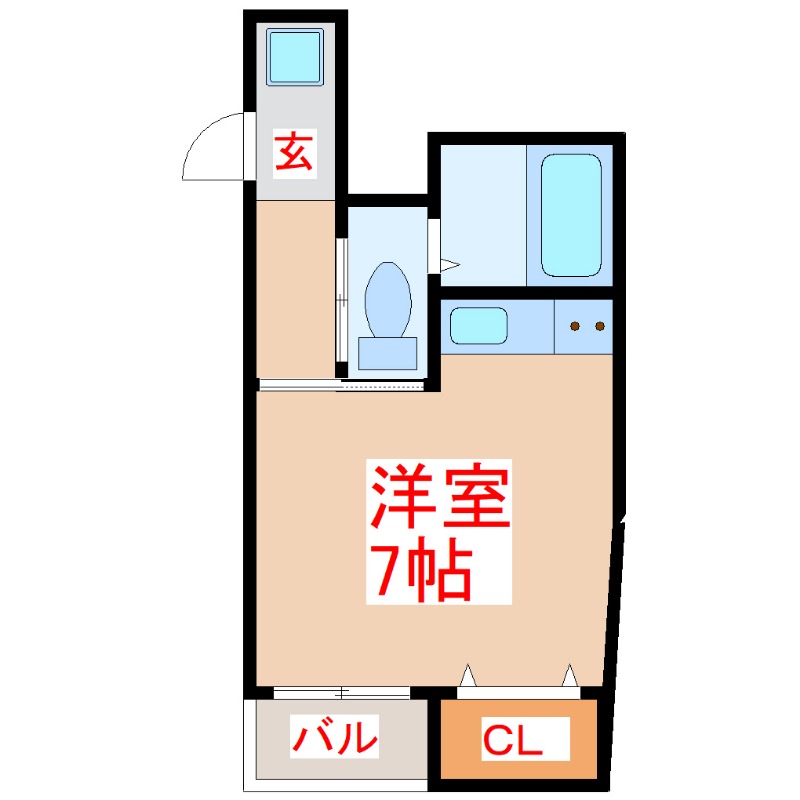 Ｋ’ｓ　ｃｏｕｒｔ高麗の間取り