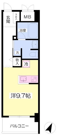 グレンパーク京橋の間取り