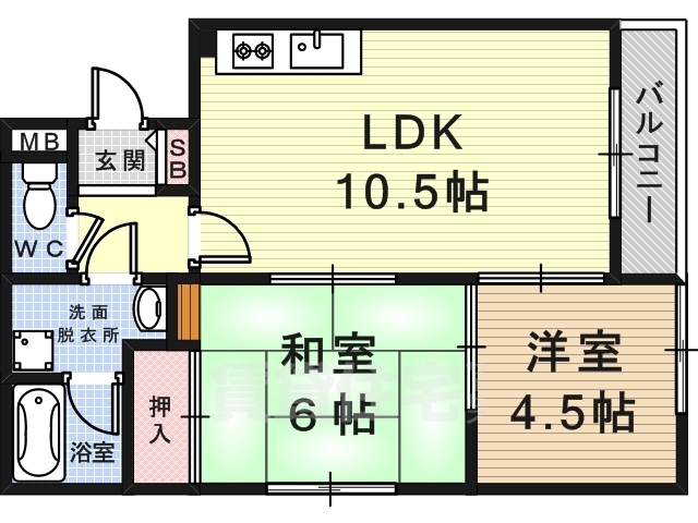 ウエダマンションの間取り