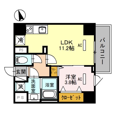 カーサ大手町の間取り