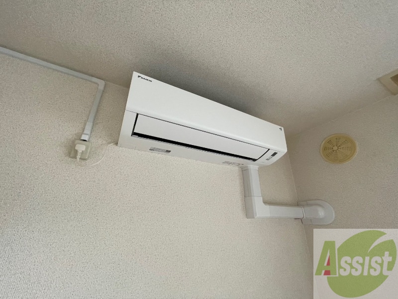 その他設備　エアコンが設置してありますので、寒暖対策もばっちり。