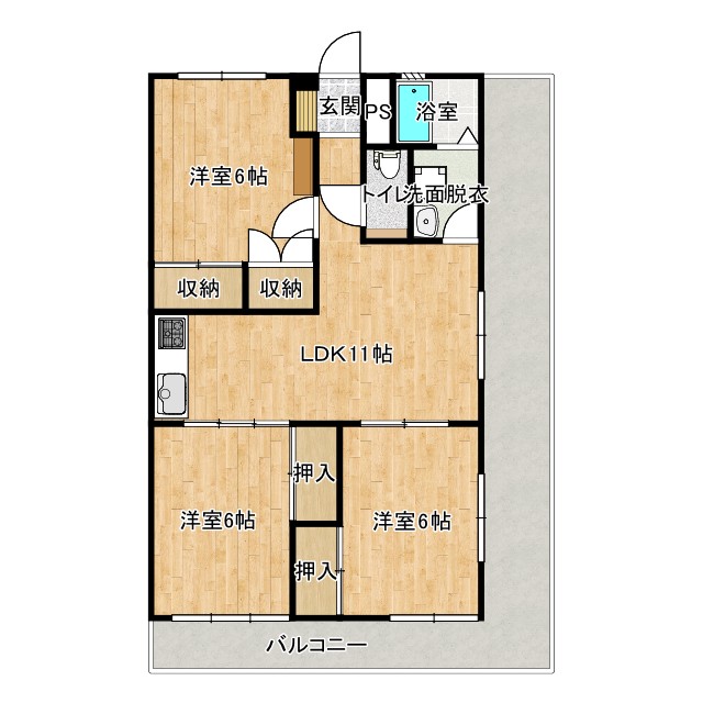 汐江ハイツ_間取り_0