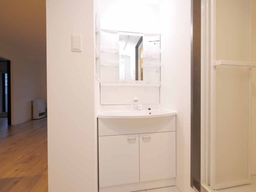 洗面設備　シャワードレッサー付きです！