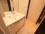 洗面設備　脱衣所　独立洗面台付（シャンプードレッサー付）