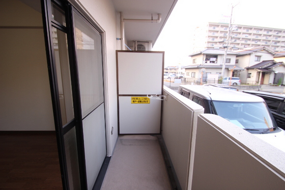 バルコニー　※別部屋の写真