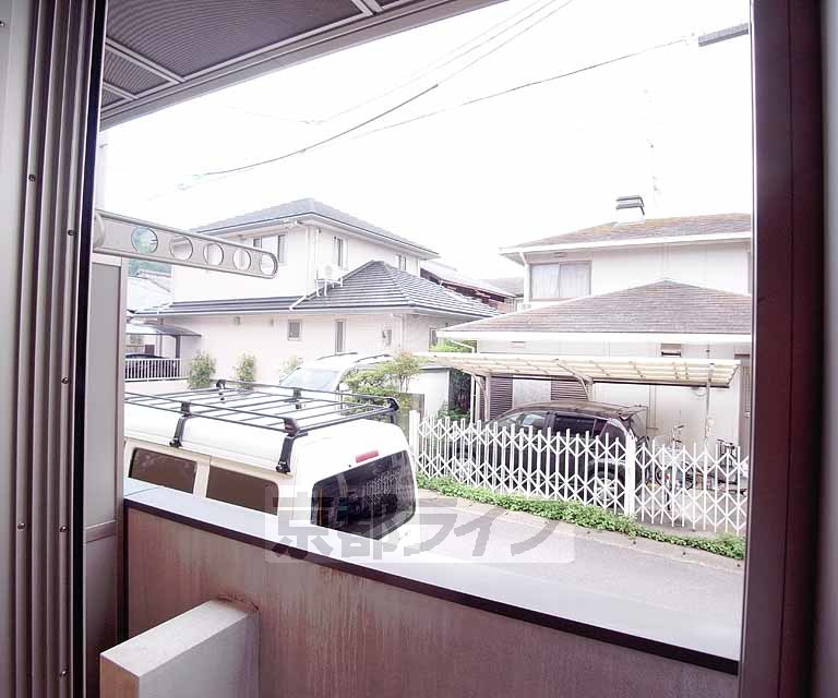 眺望　１階ですが、少し高台なので中２階くらいの感じです。