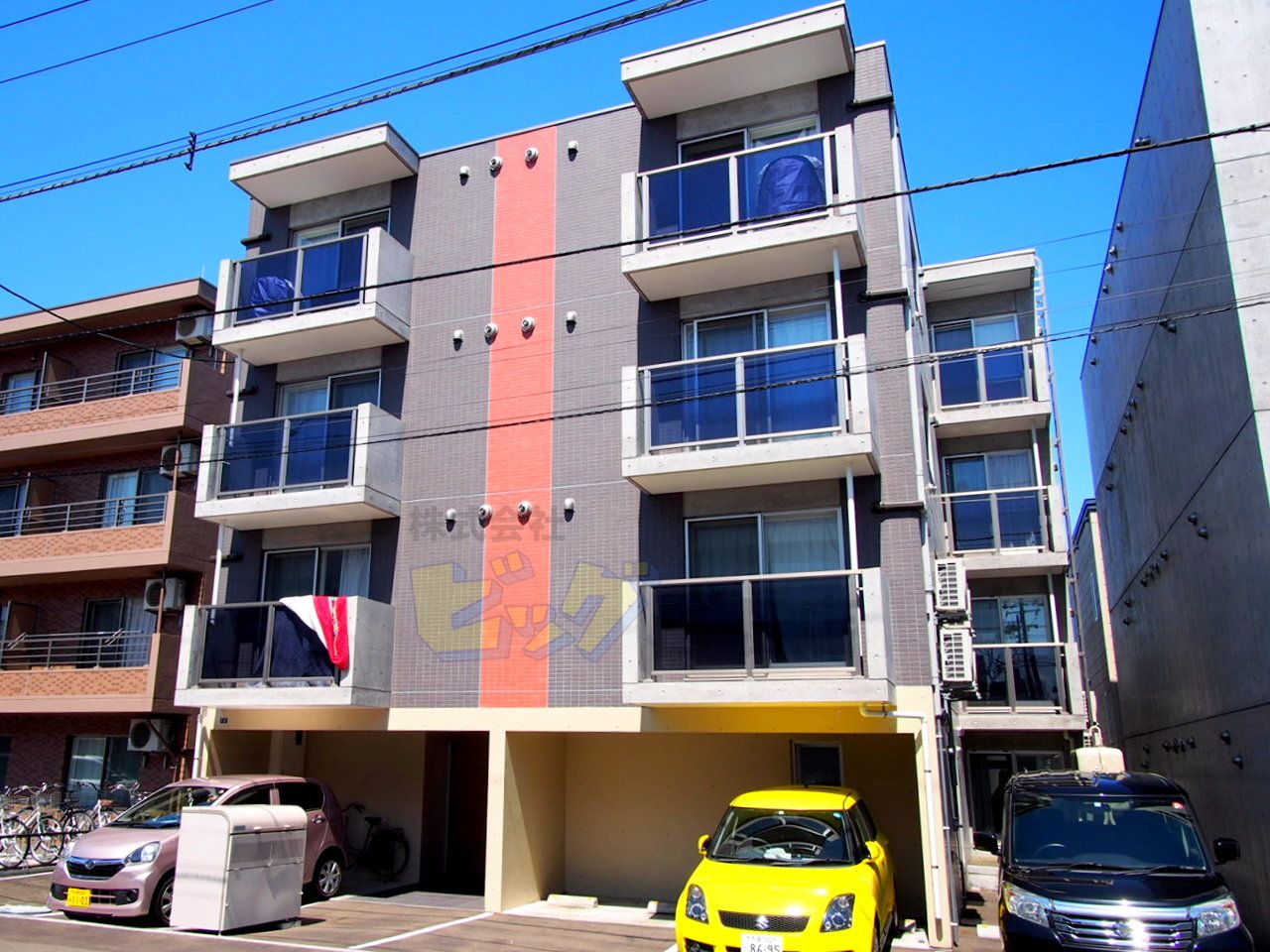 建物外観　インターネットが無料で利用可能なマンション募集開始です♪